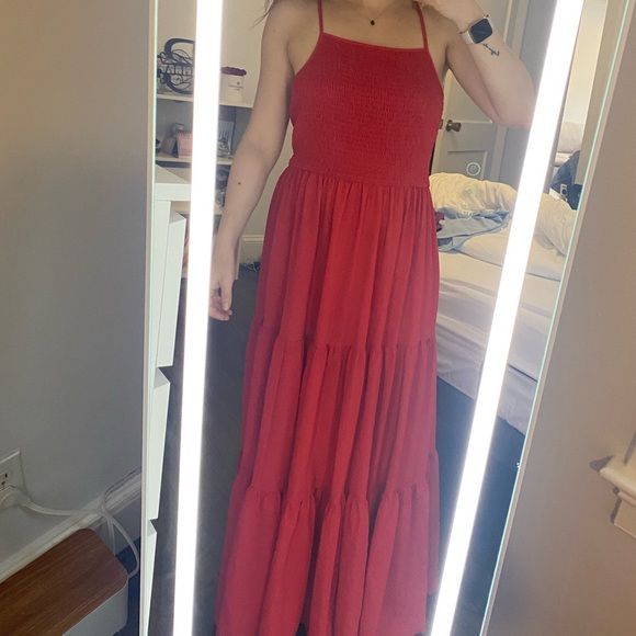 Bcbg maxi red dress size sx fits small new with tags - Picture 4 of 6